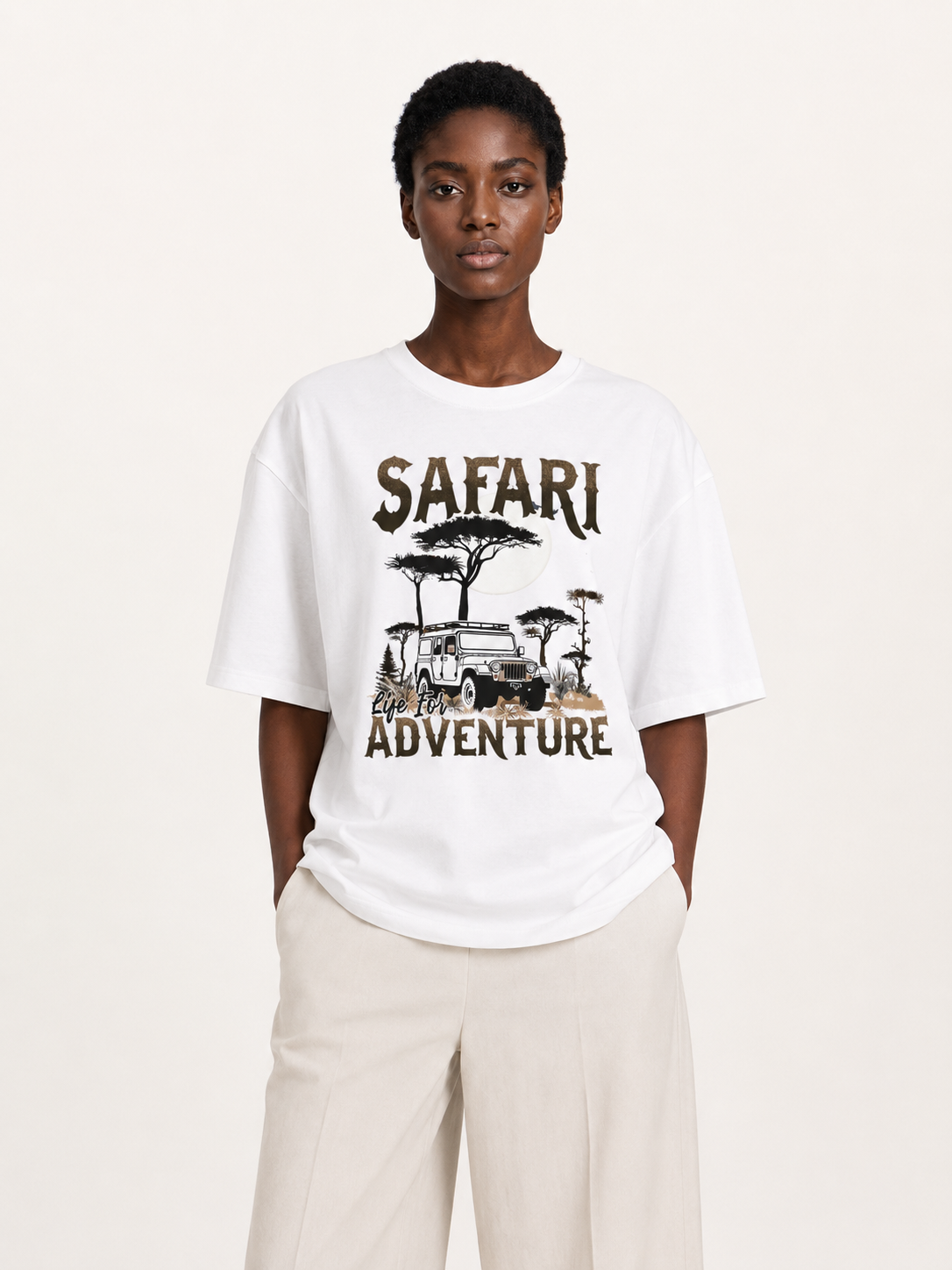 Safari Life For Adventure Vintage Overland Tee