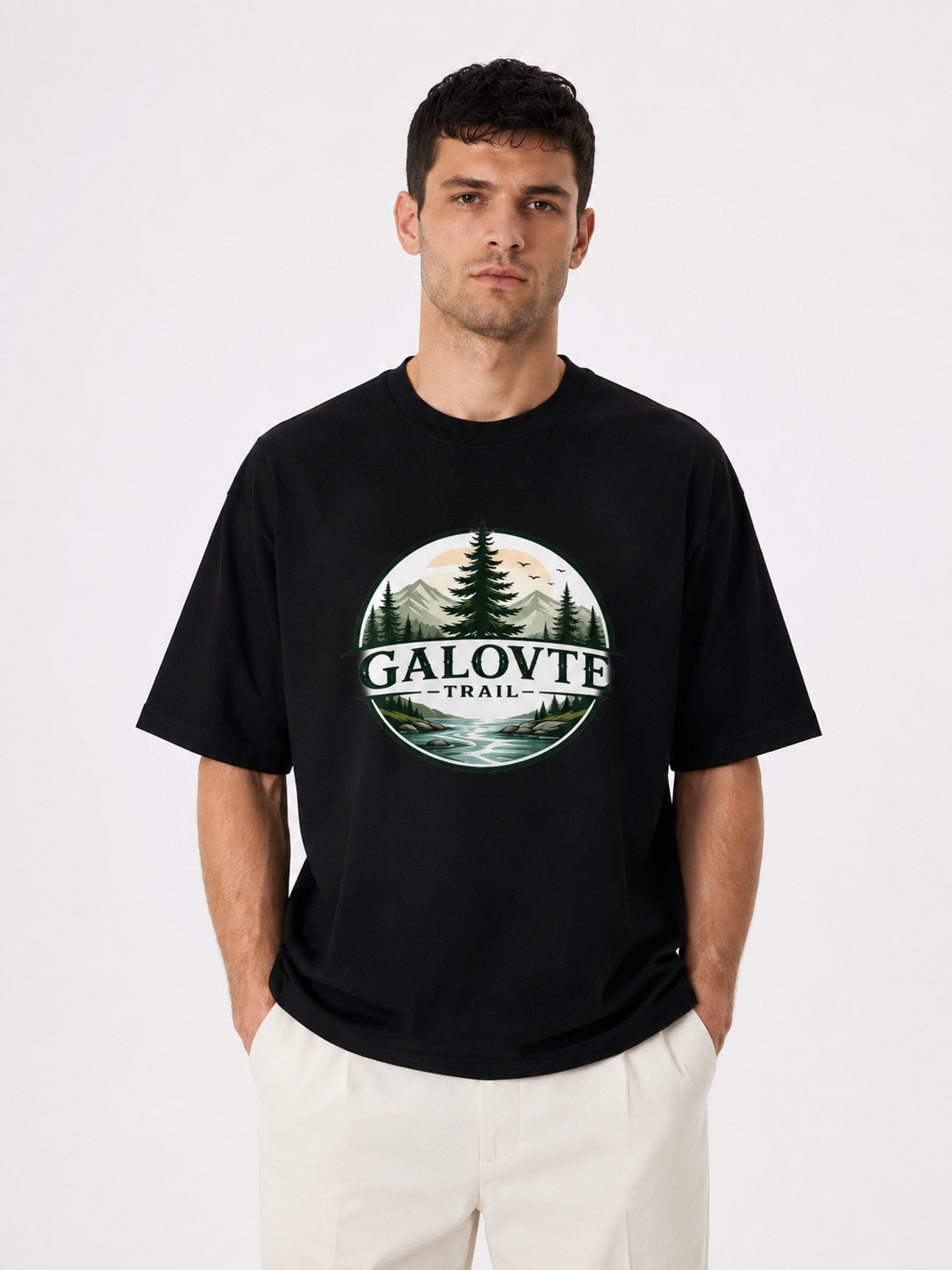 GALOVTE Trail Badge Outdoor Cotton Tee