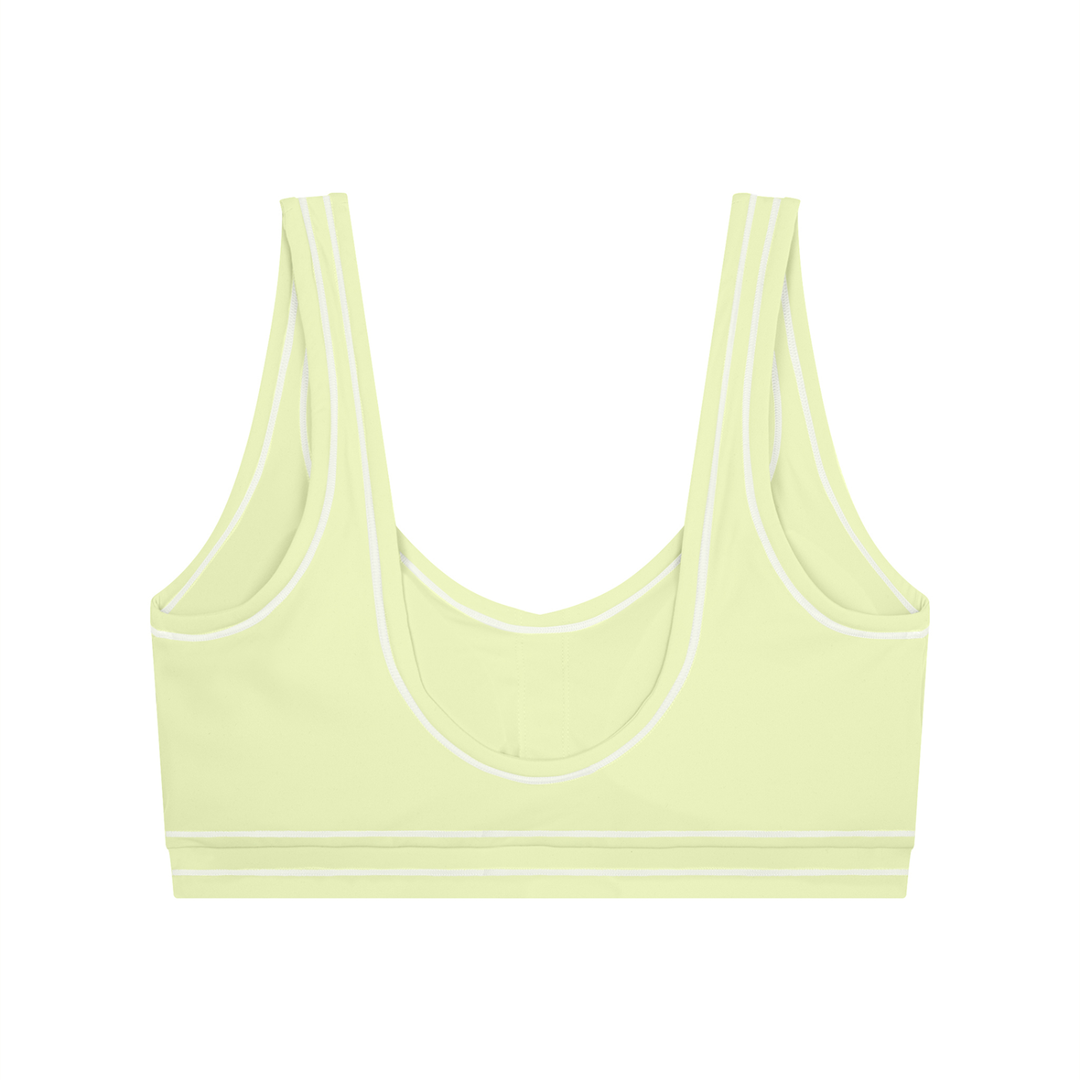 Women’s  gym wear Topstitching Yoga Sports Bra