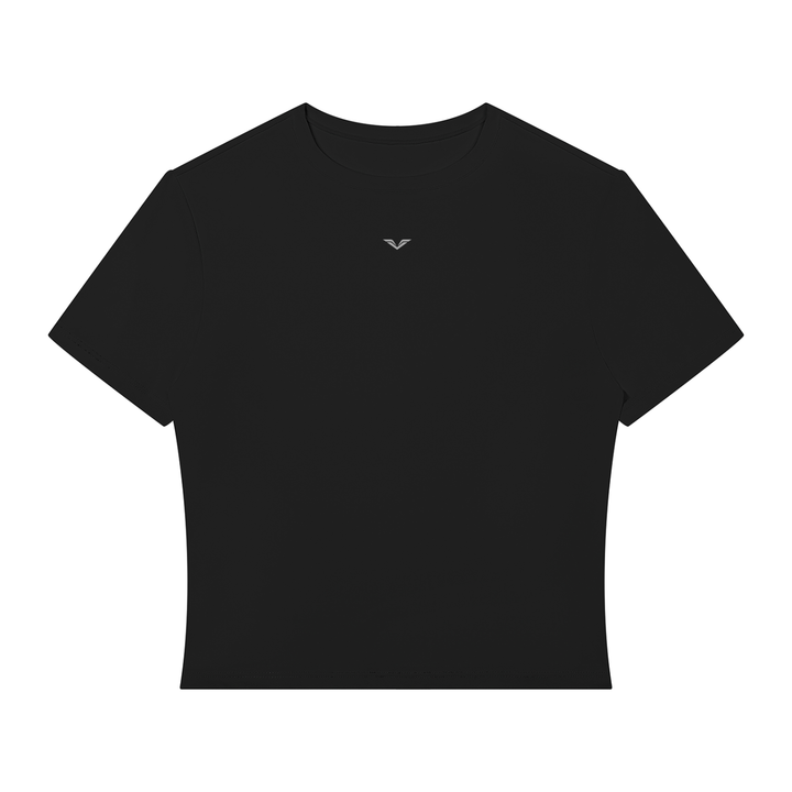 WOMEN T SHIRT Wing Logo Performance Crop Tee