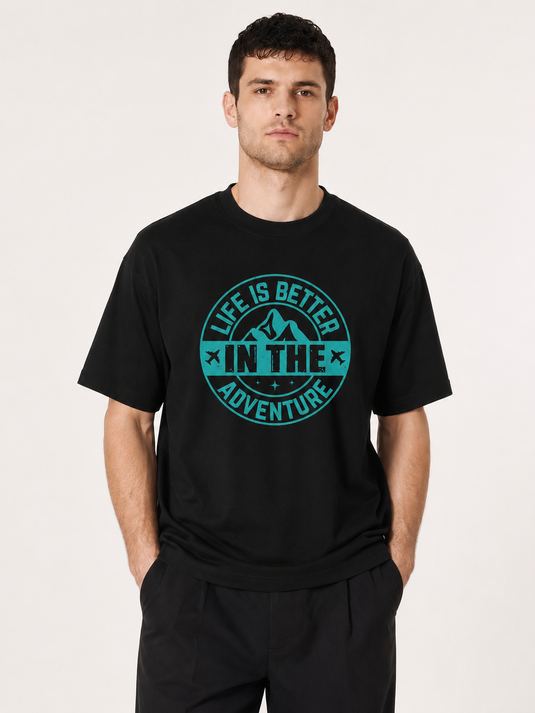 Life Is Better In The Adventure Mountain Badge Tee
