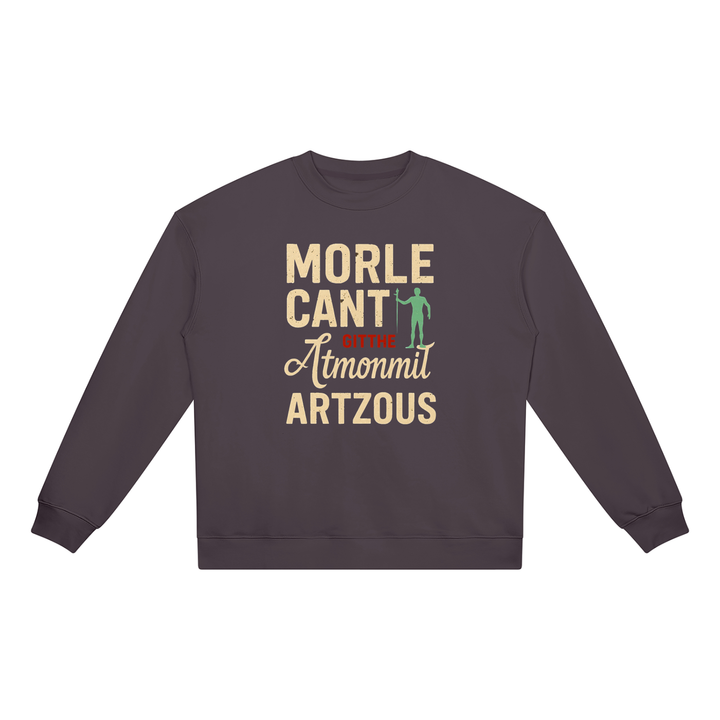 men graphic  Heavyweight Crewneck Sweatshirt