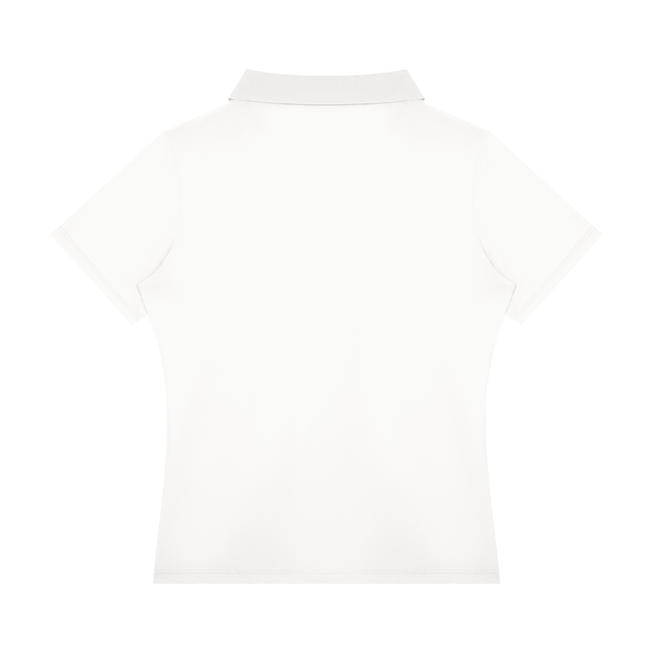 Women’s gym wear Color Block Polo Shirt