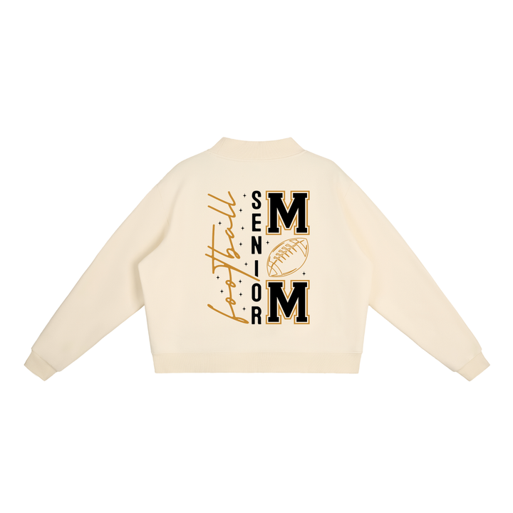 WOMEN GRAPHIC Essential Fleece Mock-Neck Crew Sweatshirt