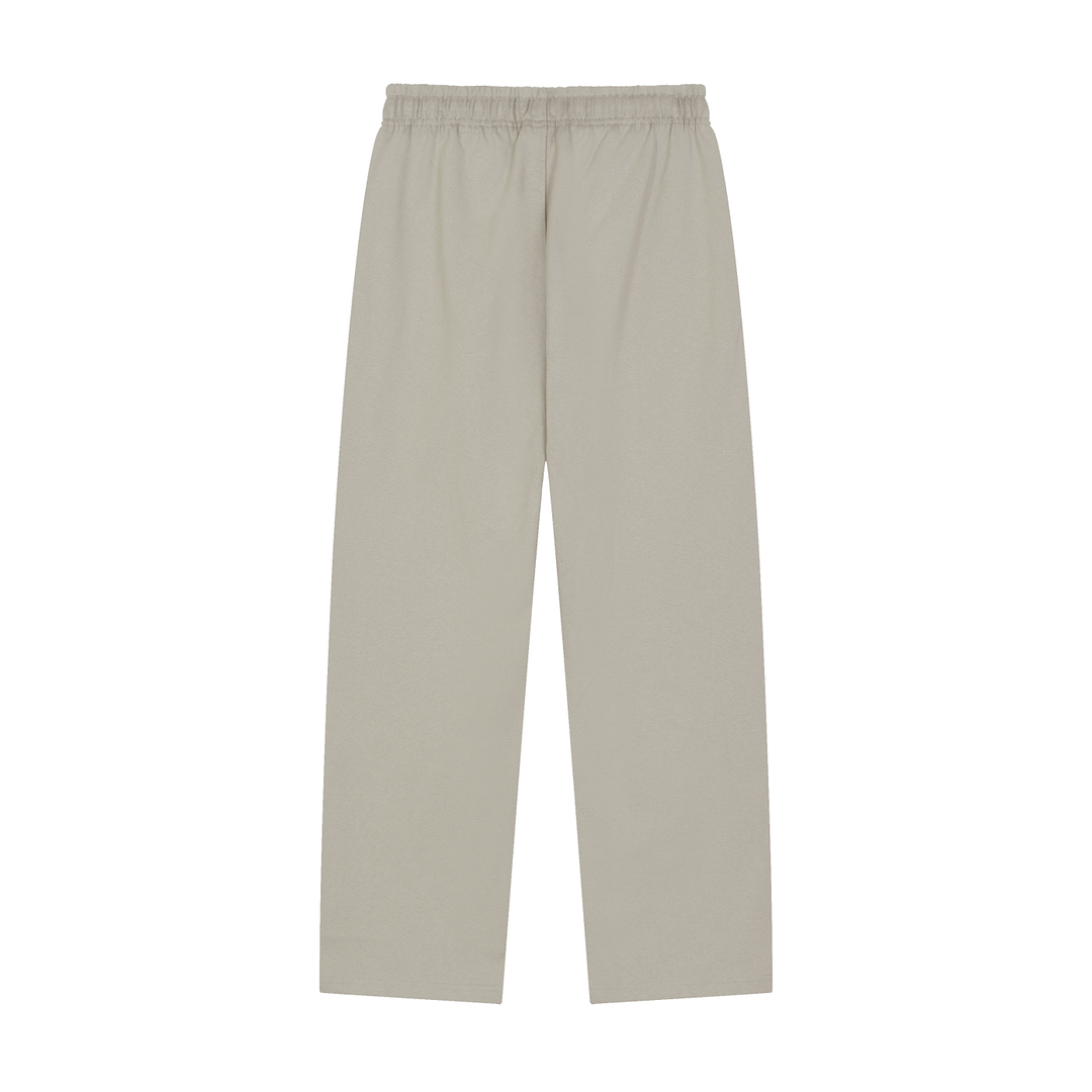 WOMEN PENT Solid Color Straight-Leg Sweatpants