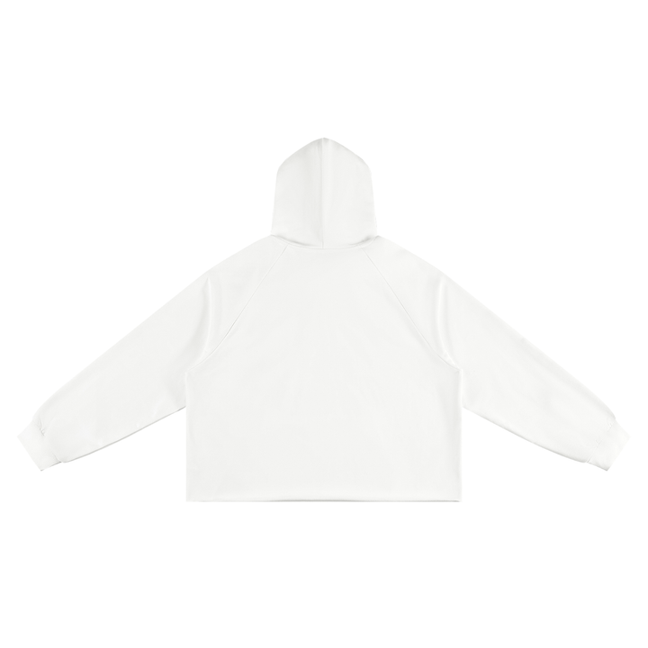 WOMEN HODDIES  Vintage Wash Raw Edge Boxy Hoodie