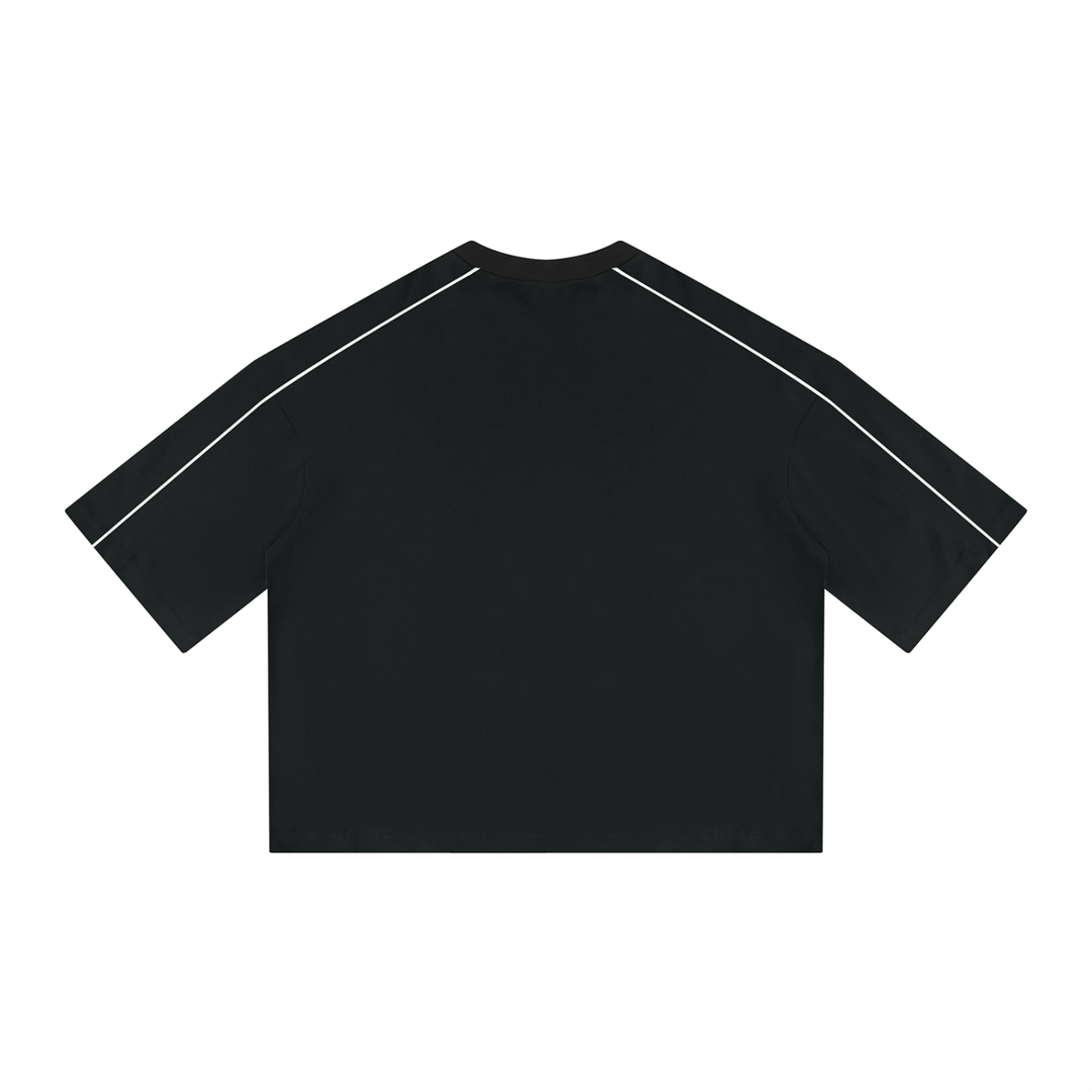 MEN T SHIRT Wing Logo Heavyweight Boxy Piping Tee