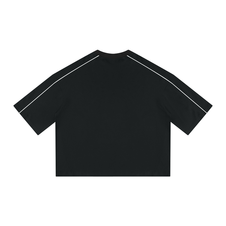 MEN T SHIRT Wing Logo Heavyweight Boxy Piping Tee