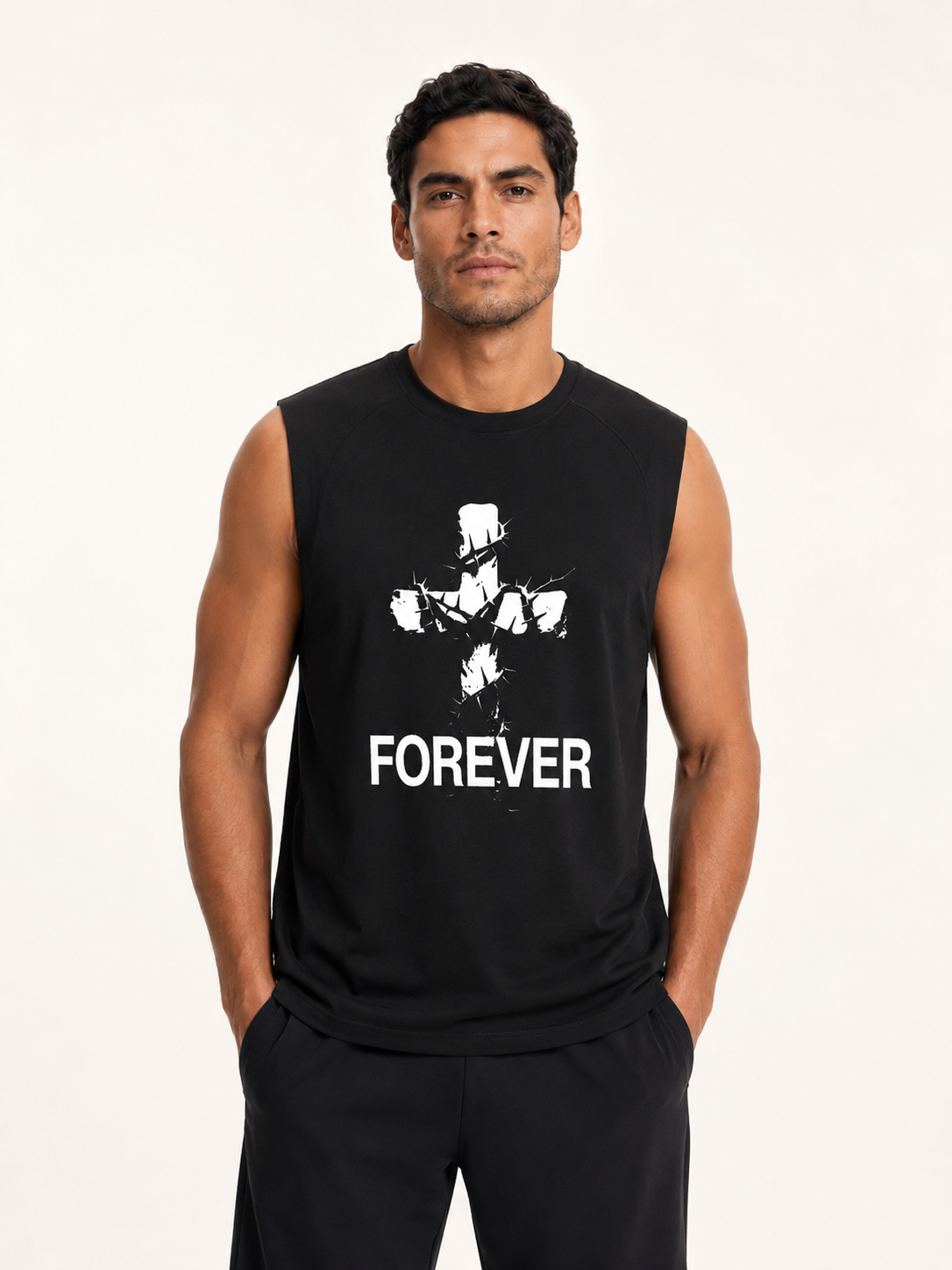 Forever Cross Graphic Training Tank