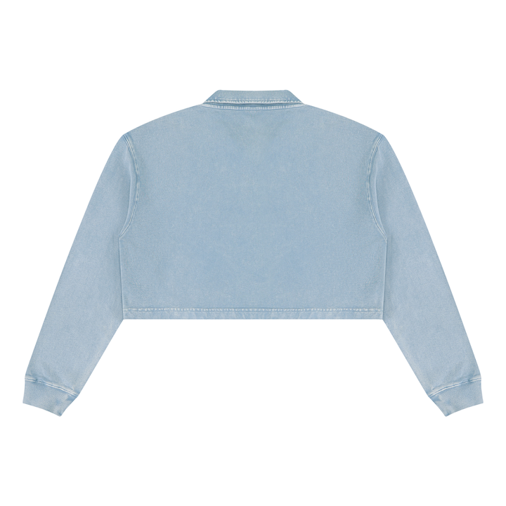 Women’ HODDIES Vintage Wash Crop Sweatshirt