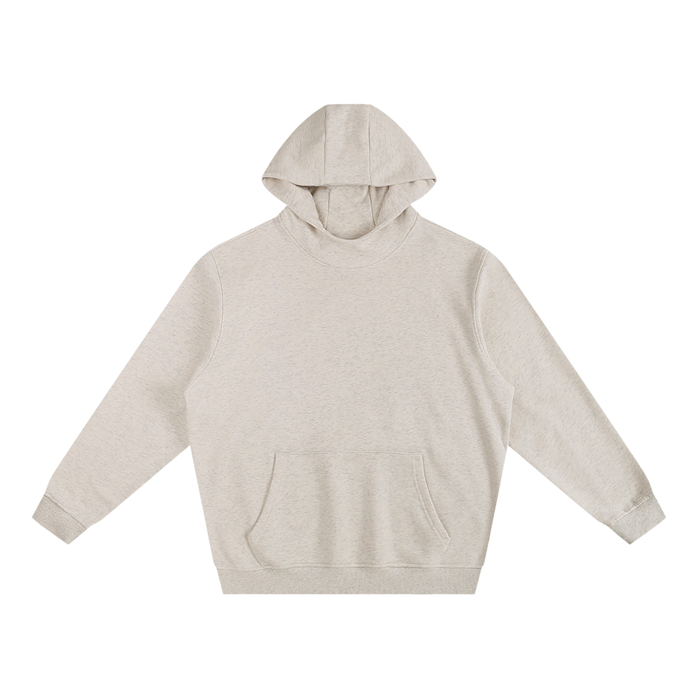 men brand Fleeced High Neck Hoodie