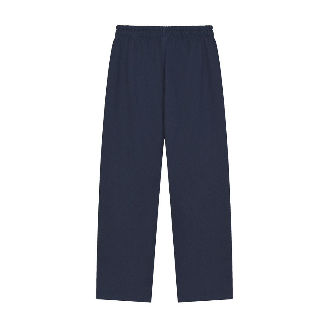 WOMEN PENT Solid Color Straight-Leg Sweatpants