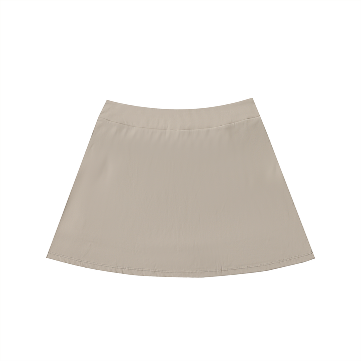 WOMEN SKIRT High-Waist Pocketed A-Line Skirt