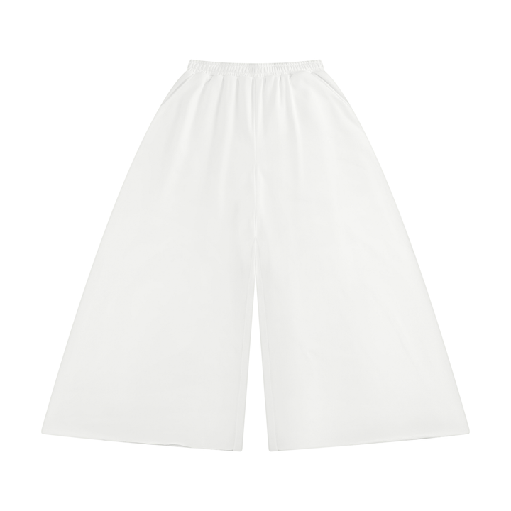 Women pent Raw Edge Wide Leg Sweatpants