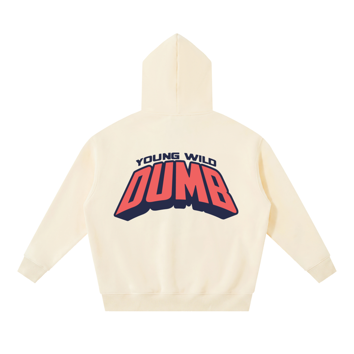 men graphic Essential Oversized Boxy Fit Fleece Hoodie