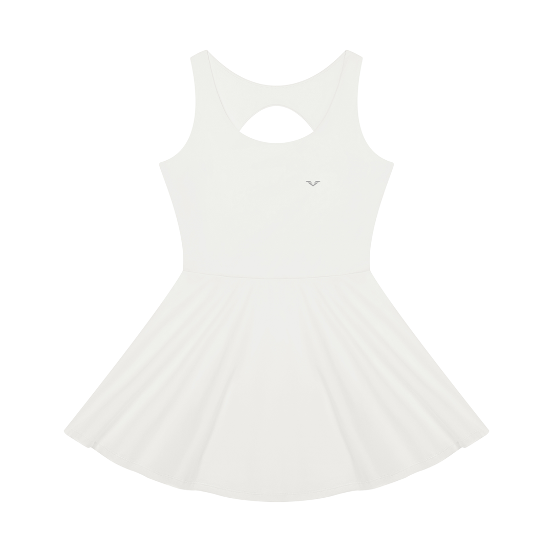 Women’s gym wear Open-Back Tennis Dress