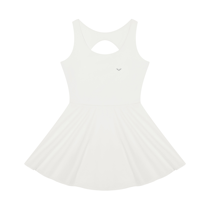 Women’s gym wear Open-Back Tennis Dress