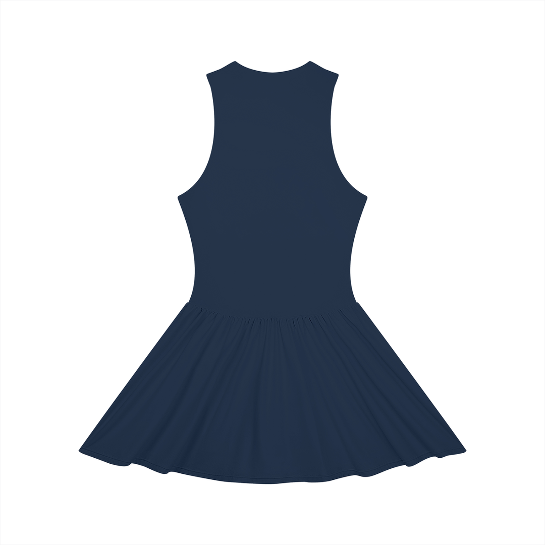 Women’s one piece Ruched Sleeveless Full-Zip Dress