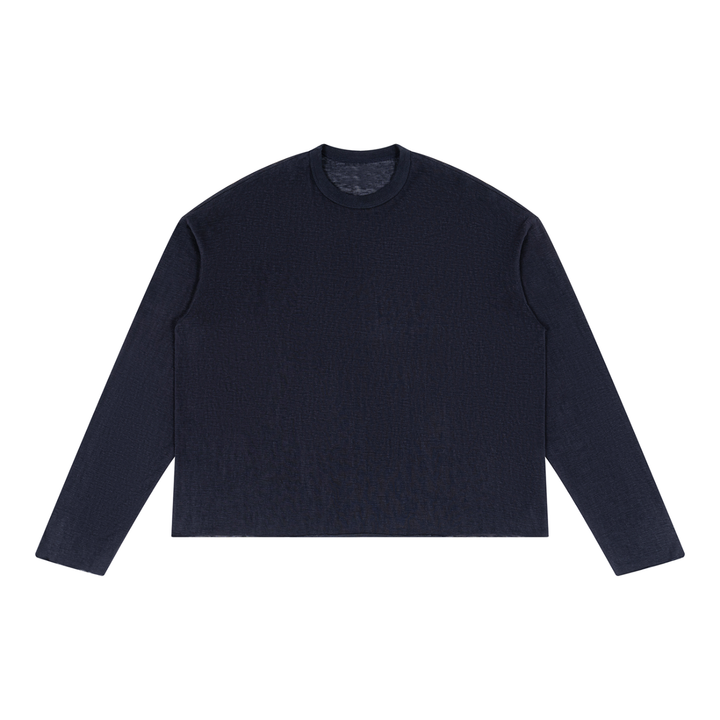 men brand Raw Edge Long Sleeve T-Shirt