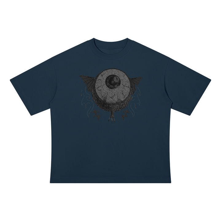 men graphic  Drop Shoulder Cotton T-Shirt