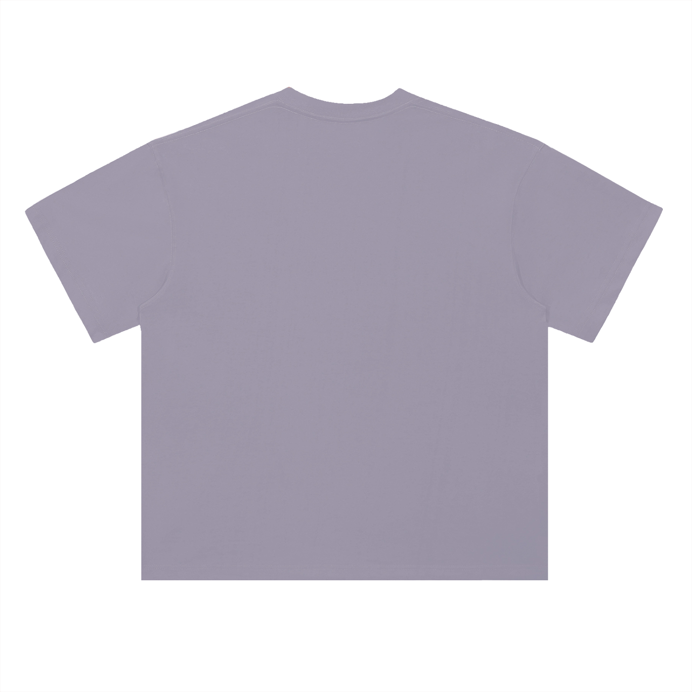 I Suck At Hiking Funny Cartoon Bear Tee in Light Purple, back view.