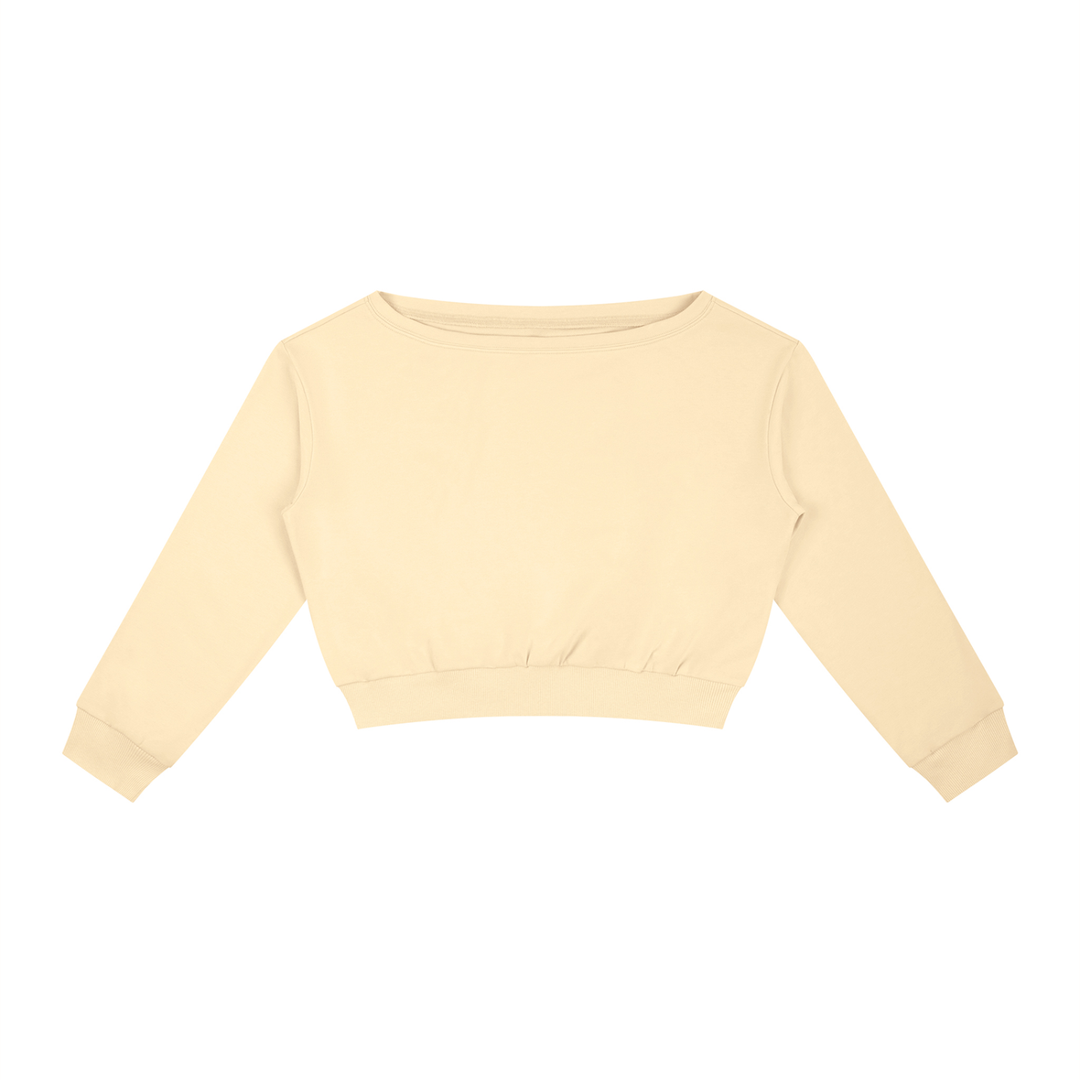 Women HODDIES  Off-Shoulder Sweatshirt