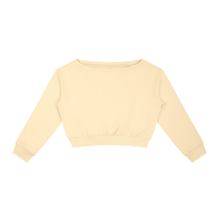 Women HODDIES  Off-Shoulder Sweatshirt