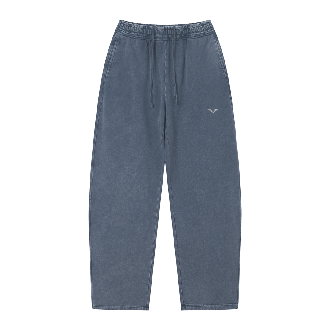 men brand Vintage Wash Loose Sweatpants