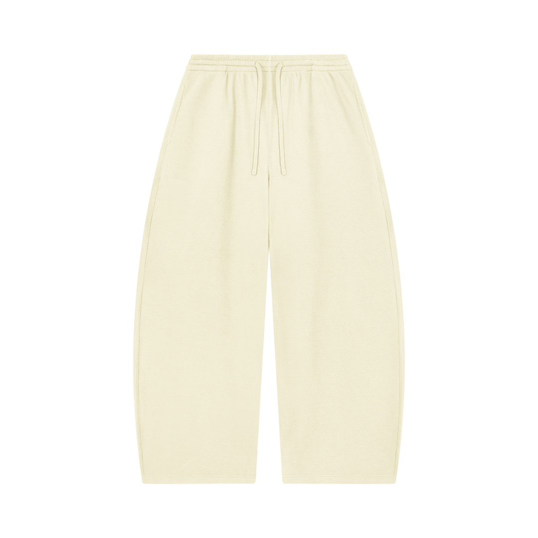 WOMEN PENT Waffle Barrel Leg Pants