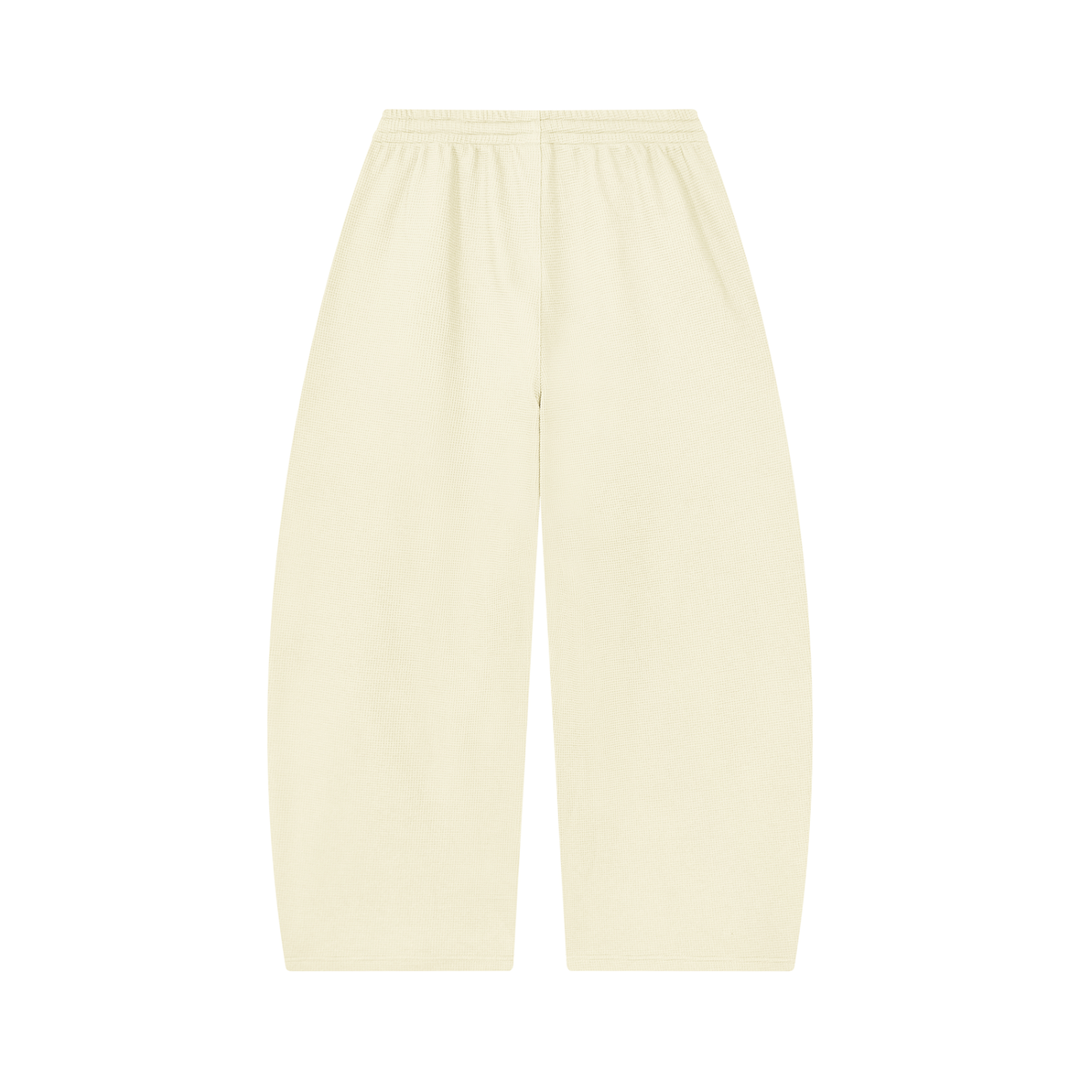 WOMEN PENT Waffle Barrel Leg Pants