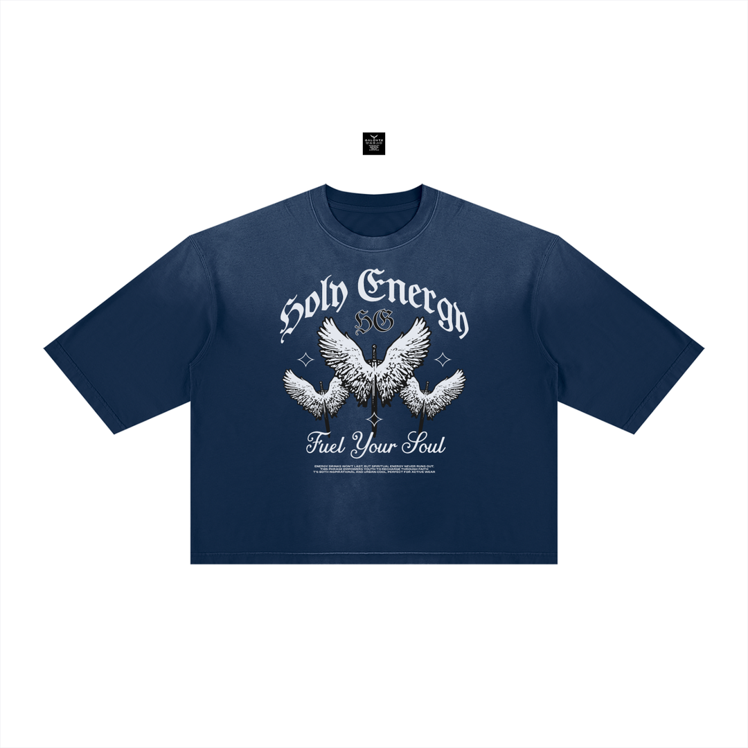 men graphic Vintage Wash Sunfade Boxy T-Shirt
