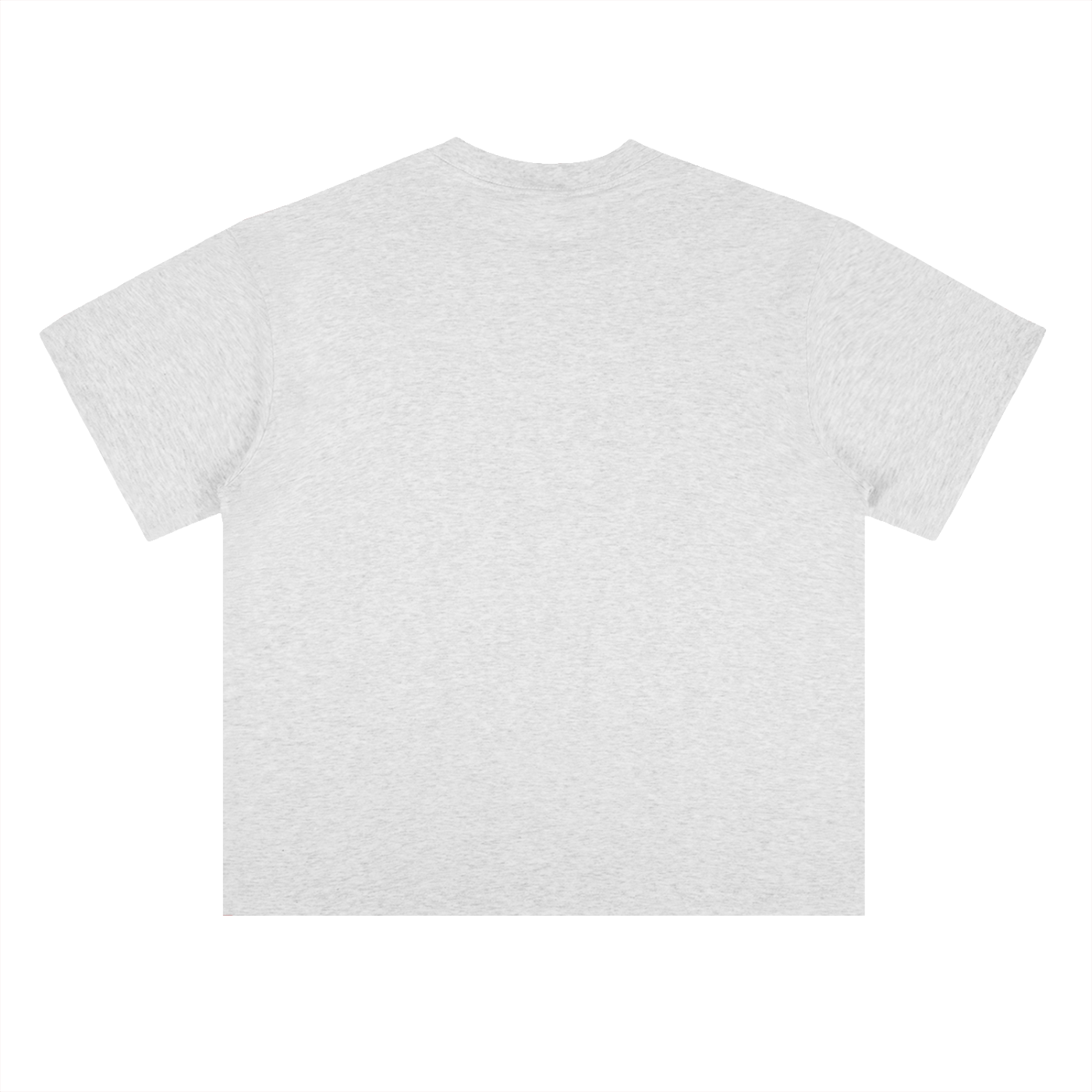 I Suck At Hiking Funny Cartoon Bear Tee in Light Gray, back view.