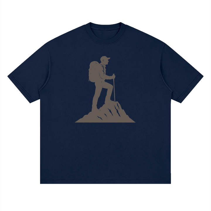 Summit Hiker Silhouette Tonal Print Tee