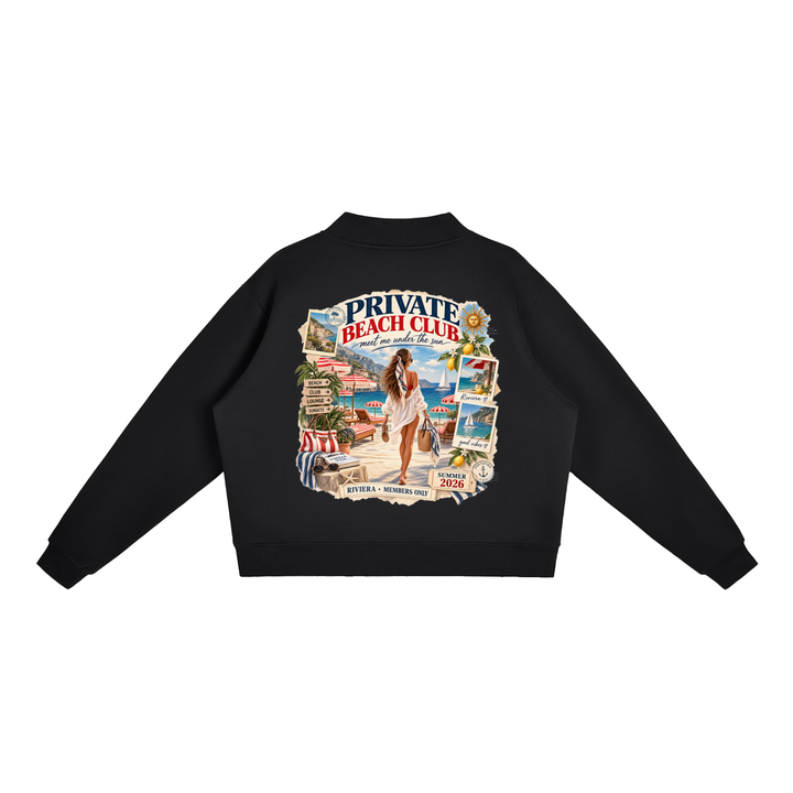 girl gift Essential Fleece Mock-Neck Crew Sweatshirt