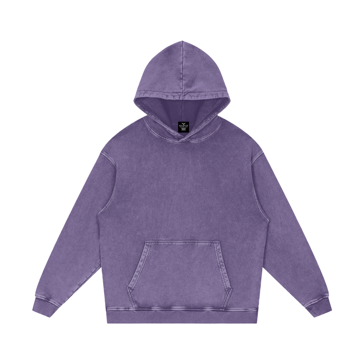 MEN HODDIES Snow Washed Loose Cotton Hoodie