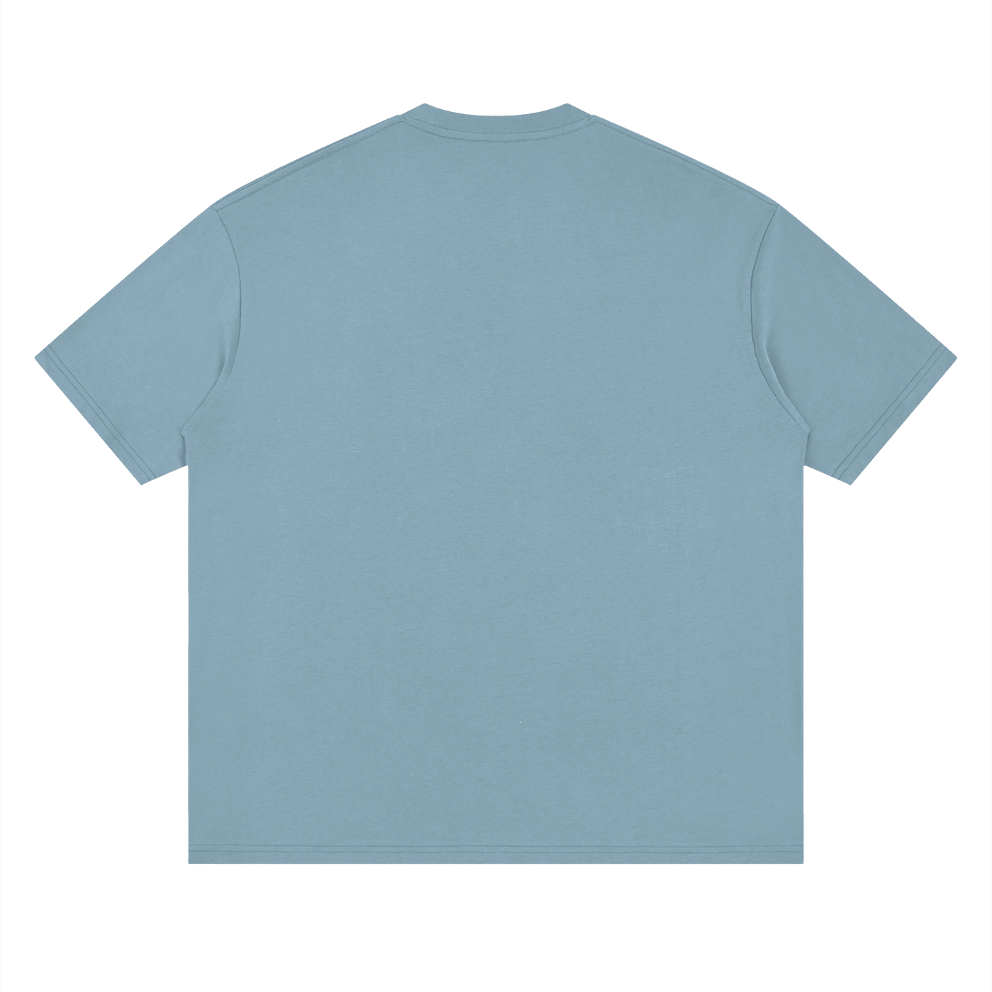 Summit Hiker Silhouette Tonal Print Tee in Rain Washed, back view.