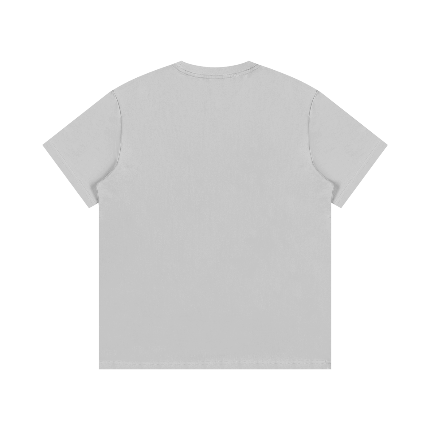 Keep Hiking Wild Child Backpacking Bear Tee in Light Gray, back view.
