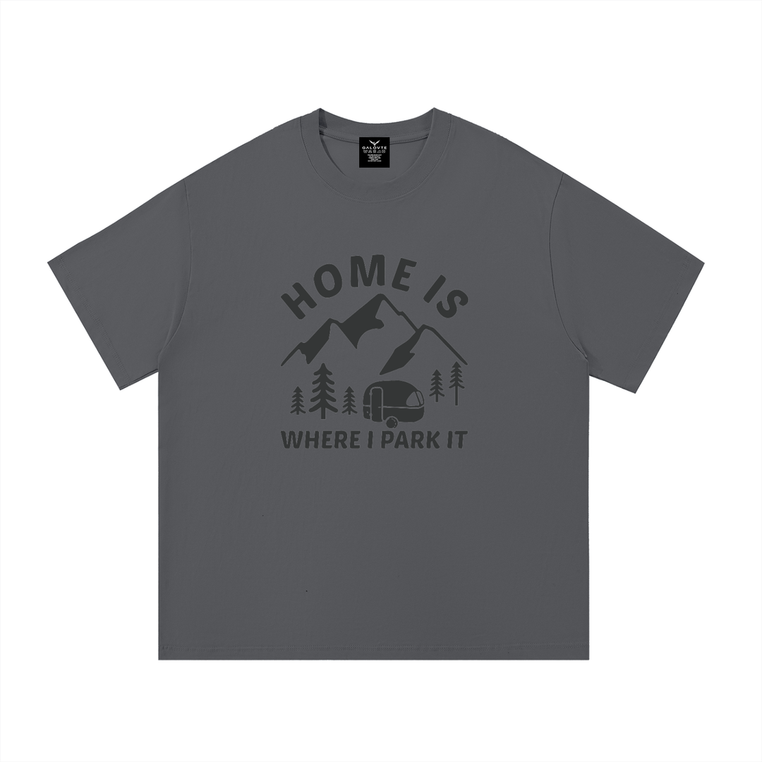 hiking lover Home Is Where I Park It Tonal Caravan Tee