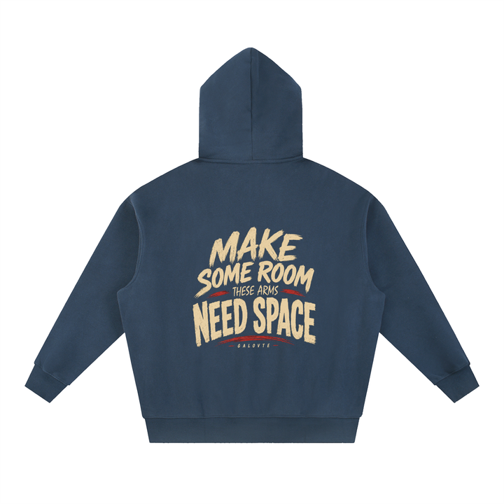 men graphics Essential Oversized Boxy Fit Fleece Hoodie