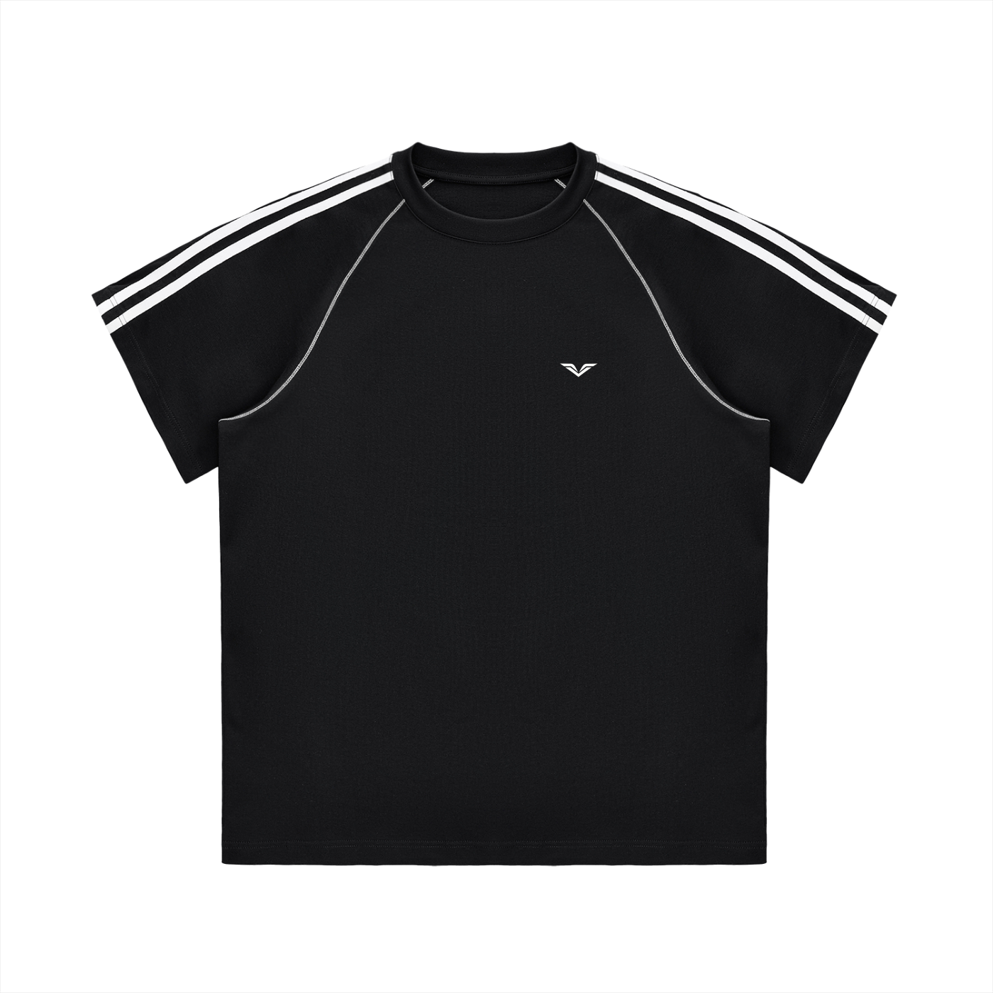 men brand Striped Contrast Stitch T-Shirt