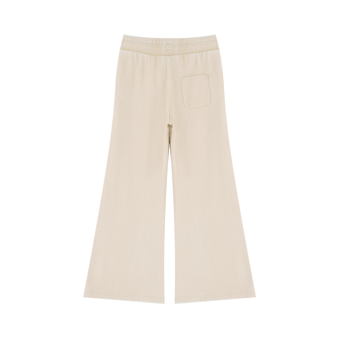Women PENT  Mineral Wash Flared Leg Sweatpants