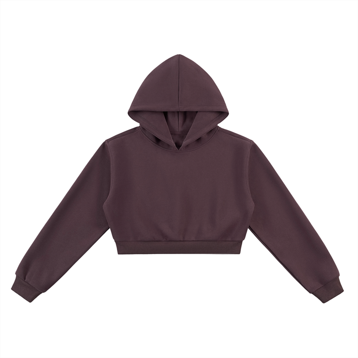 WOMEN HODDIES Essential Cropped Hoodie