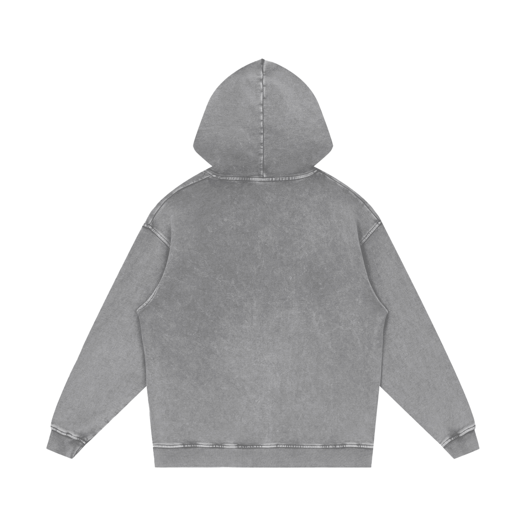 MEN HODDIES Snow Washed Loose Cotton Hoodie