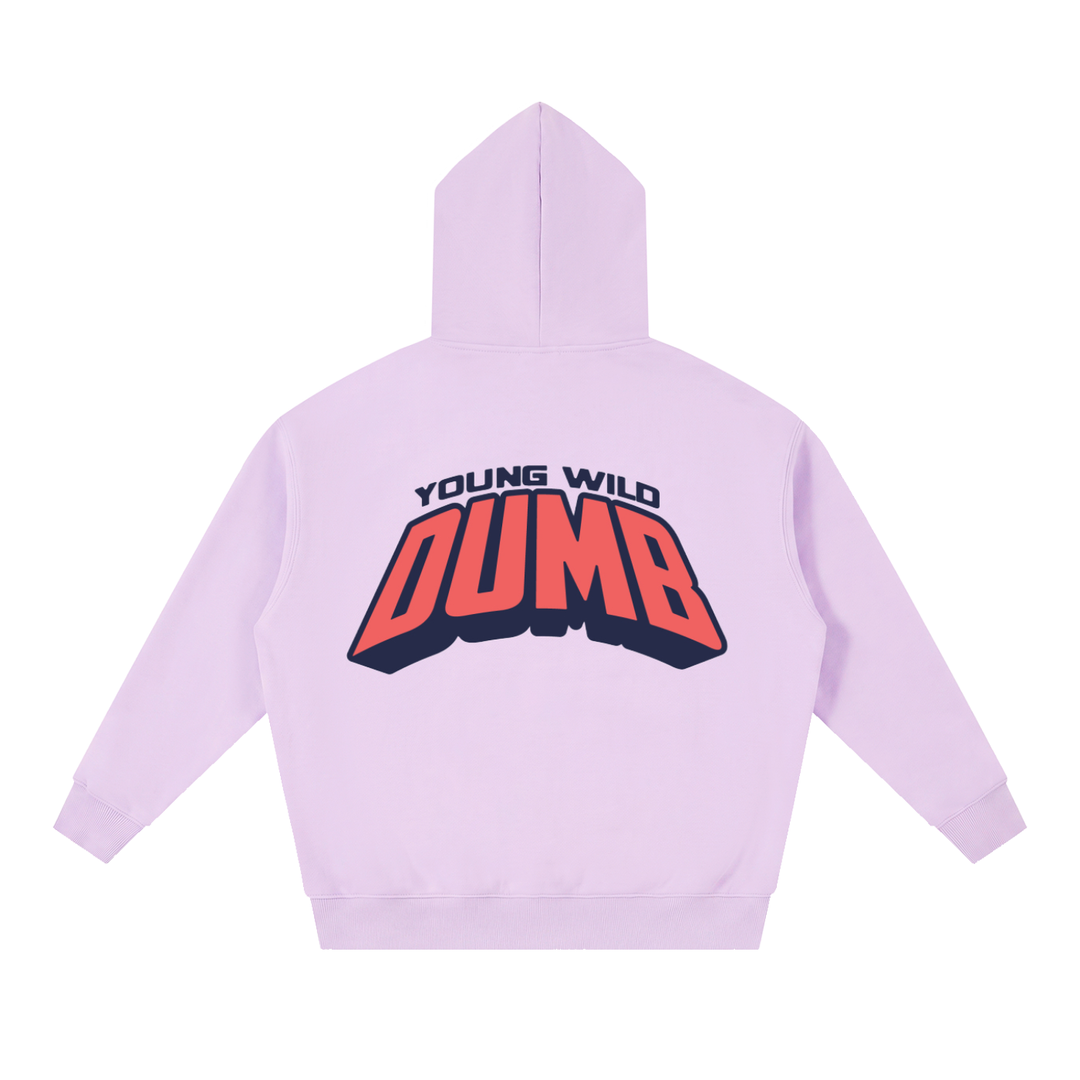 men graphic Essential Oversized Boxy Fit Fleece Hoodie