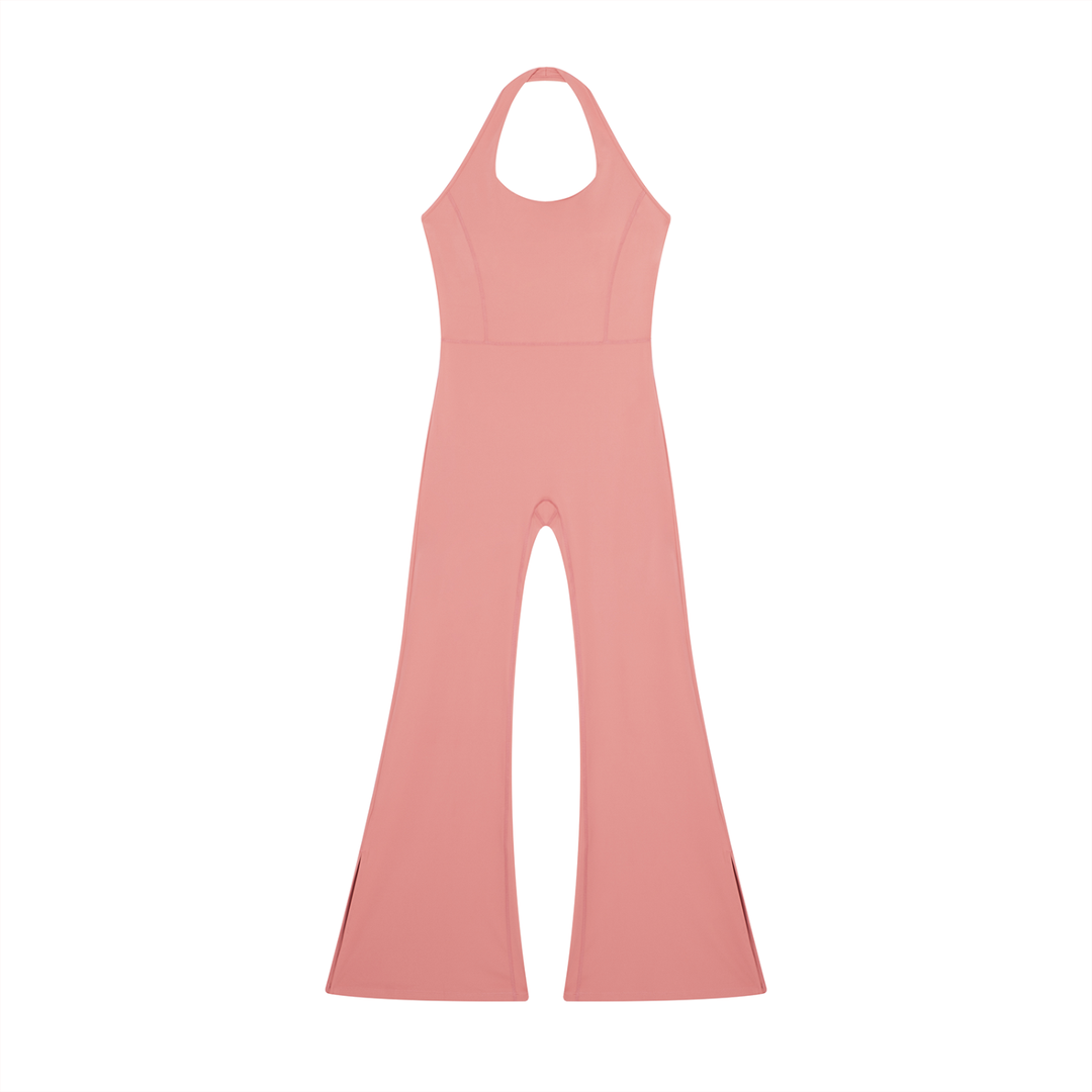 Women’s one piece Halter Flared Jumpsuit