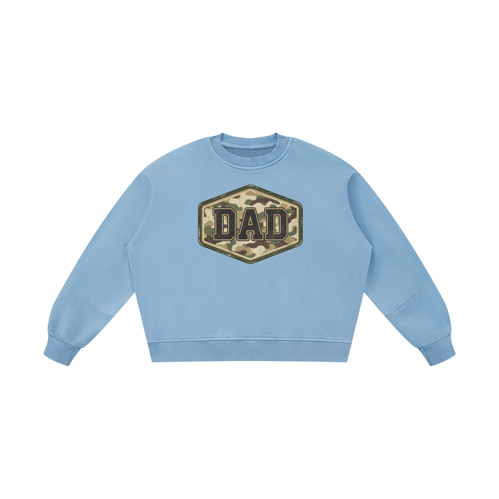 DAD LOVER UNISEX  Boxy Vintage Washed Sweatshirt