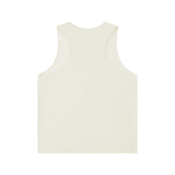 MEN GYM Solid Color Crewneck Tank Top
