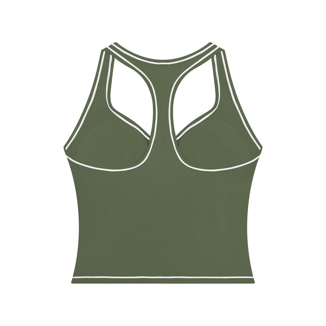 Women’s gym wear Topstitching Yoga Tank Top