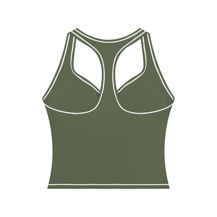 Women’s gym wear Topstitching Yoga Tank Top