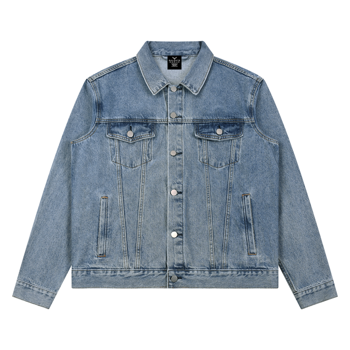 MEN jacket coat Unisex Vintage Wash Denim Jacket